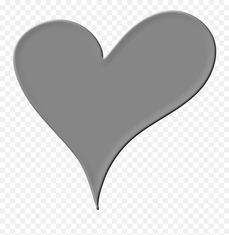 Heart Black White Png Transparent Png - Cute Heart Png Black Emoji,Heart Clipart Black And White
