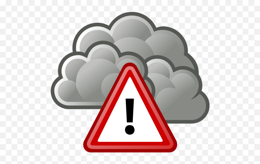 Severe Weather Best Clipart Free Image - Bad Weather Clipart Emoji,Weather Clipart