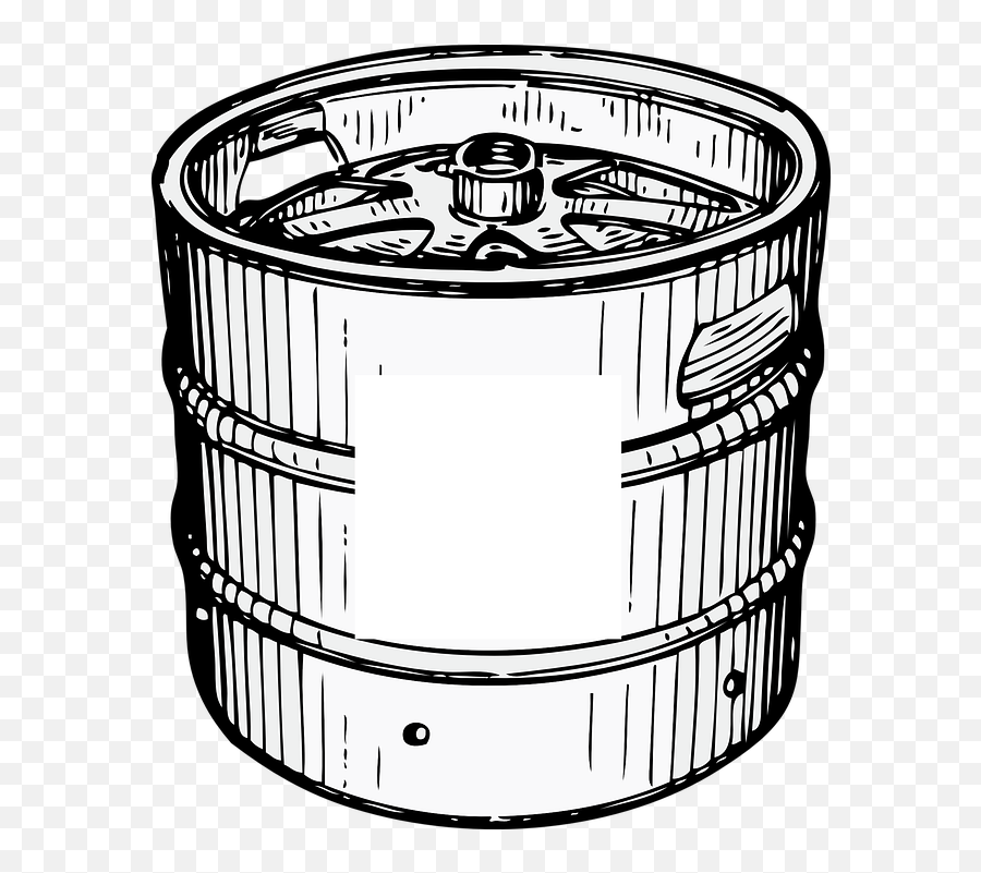 Keg Beer Barrel - Beer Keg Clip Art Emoji,Barrel Clipart