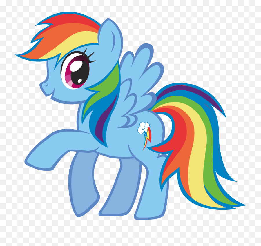 Rainbow Dash Transparent Png - Rainbow Dash Emoji,Rainbow Dash Transparent