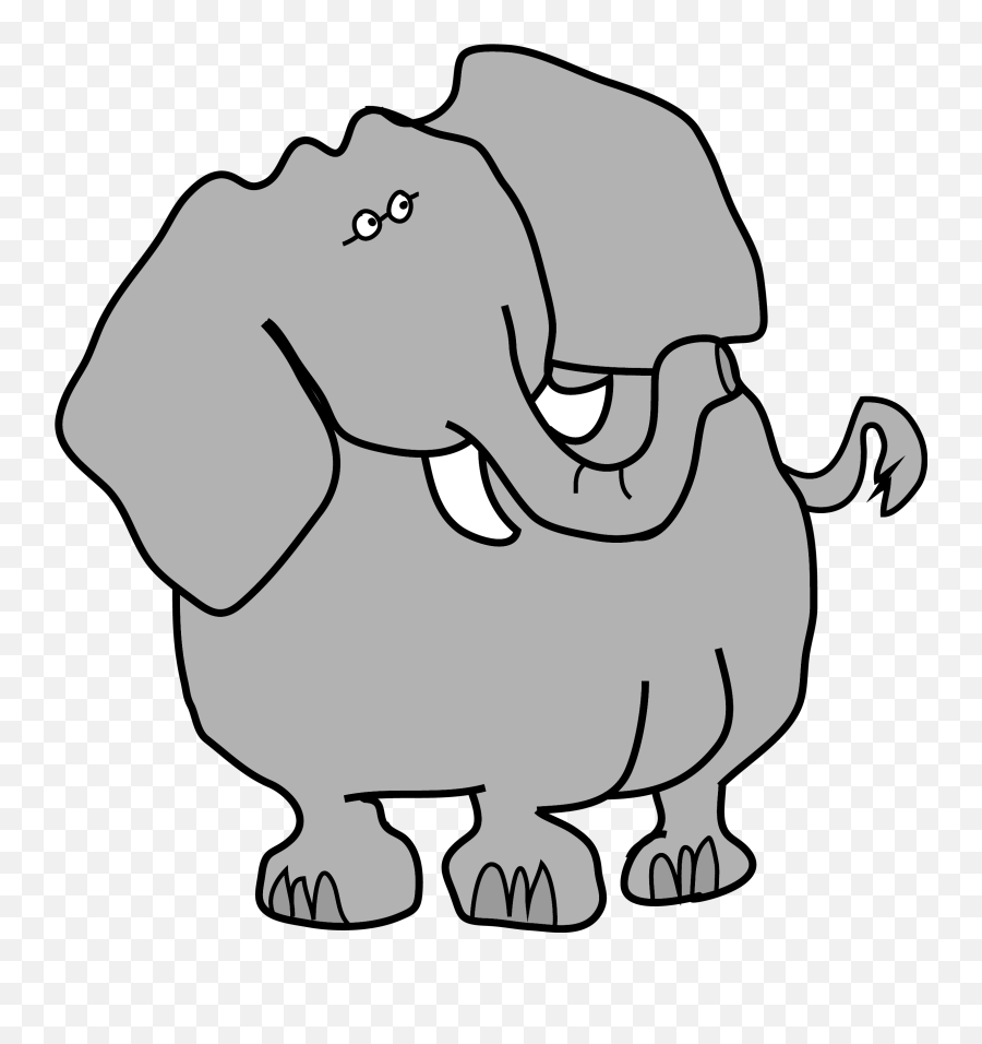 See - Clipart Of Big Elephant 2365x2409 Png Clipart Download Clip Art Emoji,Elephant Png