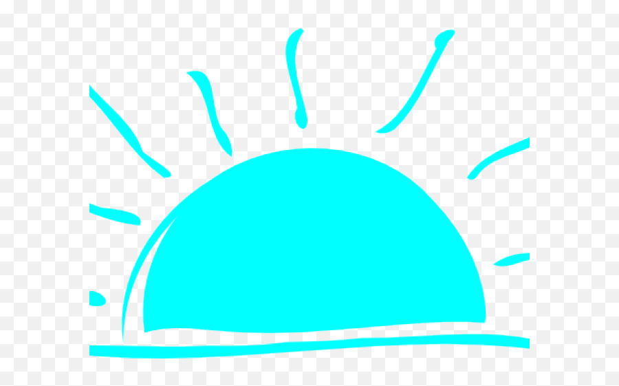 Sunrise Clipart Sunset - Transparent Sun Set Clipart Emoji,Sun Clipart Transparent