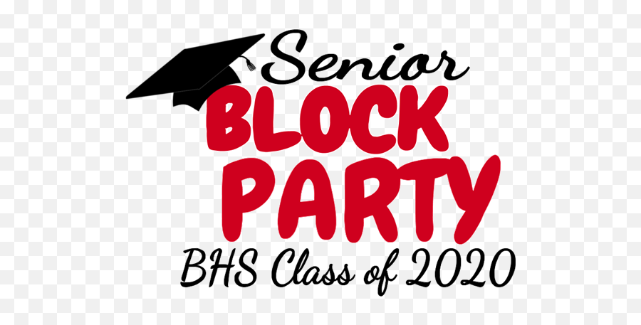 Senior Block Party Senior Block Party Emoji,Class Of 2020 Logo
