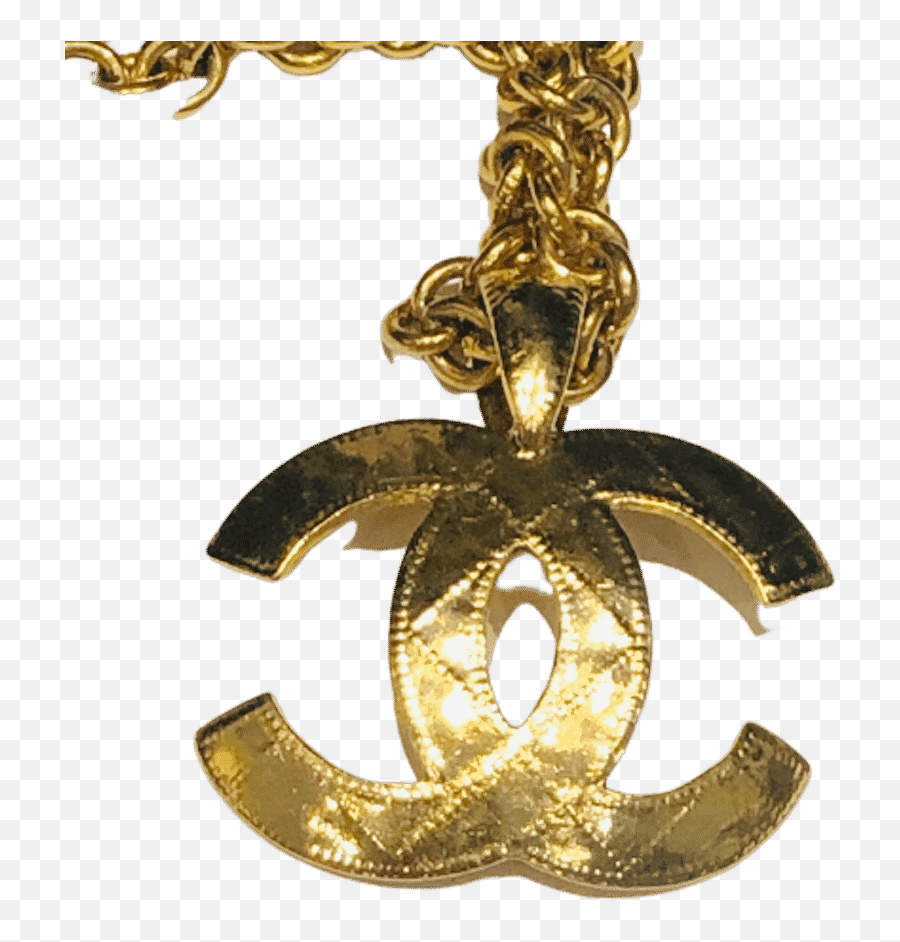 Chanel 1994 Cc Pendant Chain Necklace Vintage Gold Quilted Emoji,Chanel Cc Logo Earrings