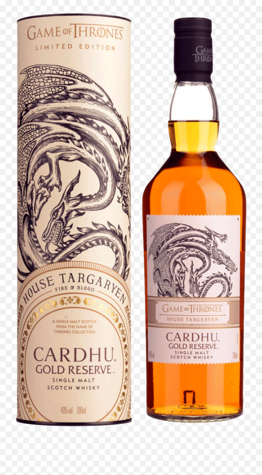 Spirits Game Of Thrones House Targaryen Cardhu Gold Reserve Limited Edition Single Malt Scotch Emoji,Targaryen Png
