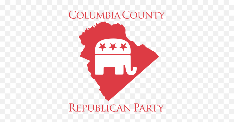 Columbia County Republican Party - Poster Emoji,Republican Elephant Logo