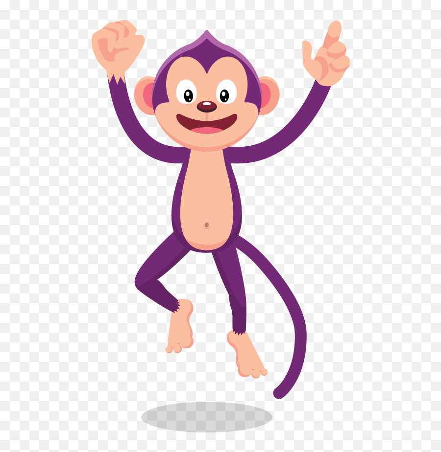 Download Jump - Monkey Jumping Clip Art Png Download Jump Like A Monkey Emoji,Jump Clipart