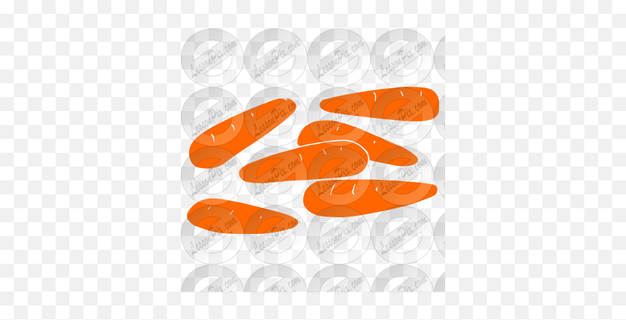 Carrots Stencil For Classroom Therapy Use - Great Carrots Horizontal Emoji,Carrots Clipart
