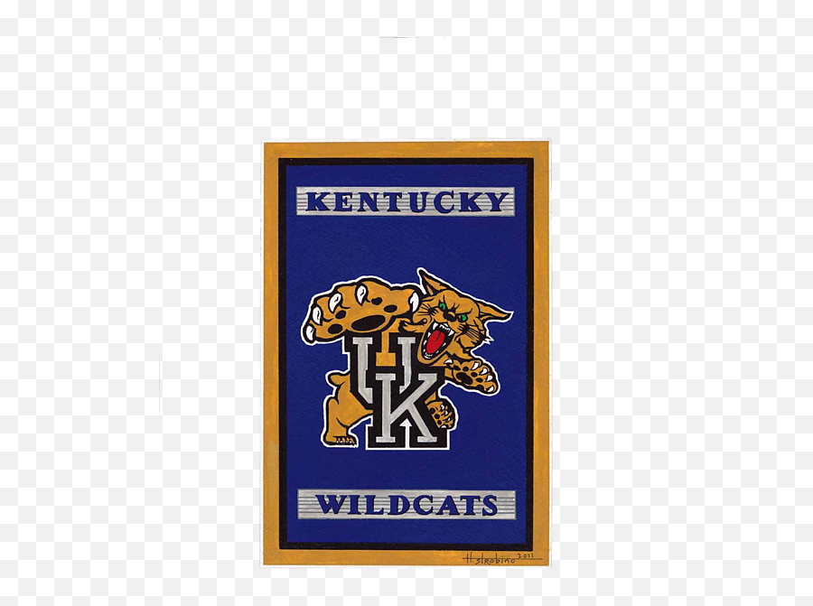 Ky Wildcats Logo T - Shirt Greeting Card University Of Kentucky Emoji,Kentucky Wildcats Logo