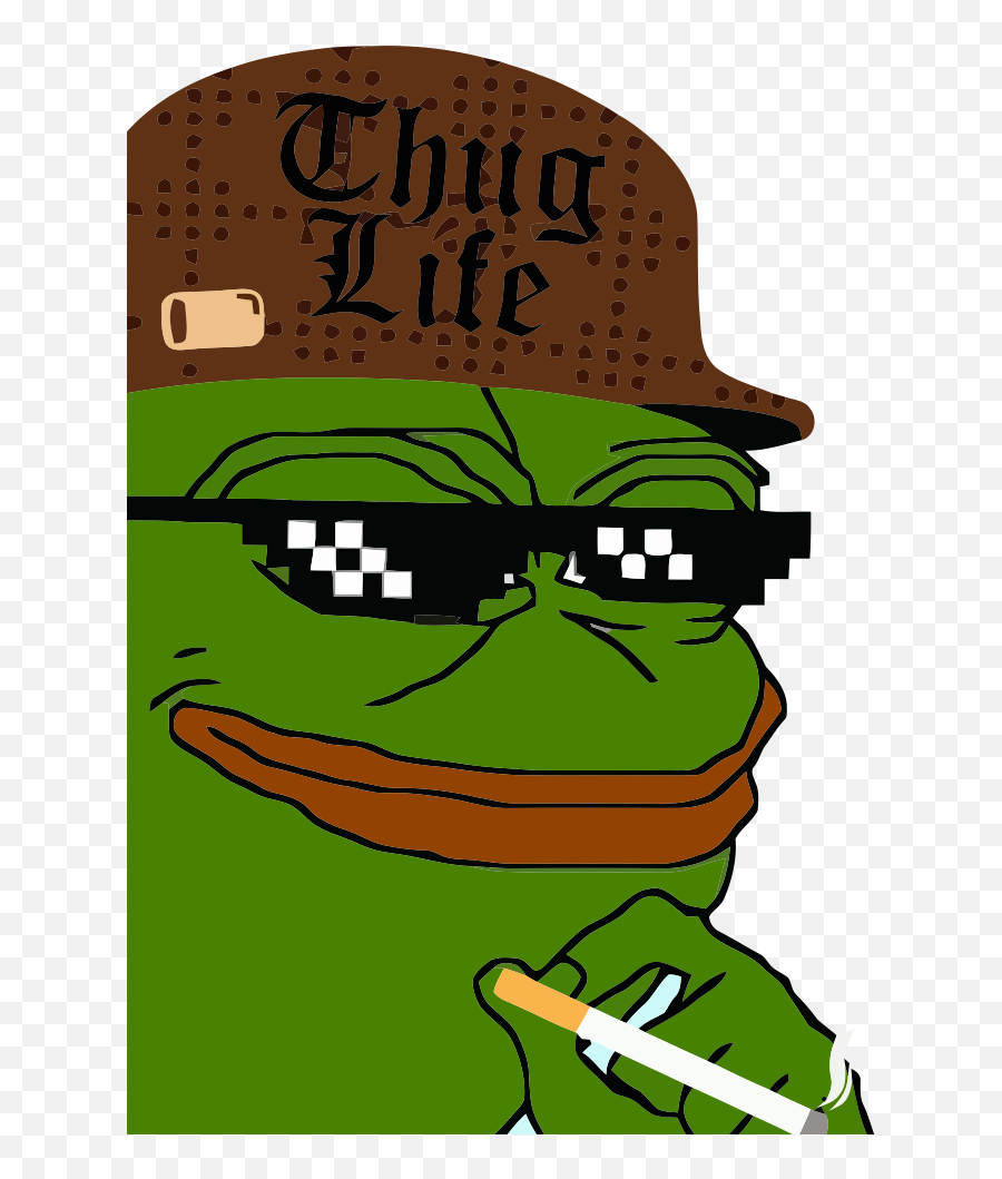 Thug Life Png Transparent - Png Pepe Thug Life 629861 Pepe Thug Life Emoji,Thug Life Png
