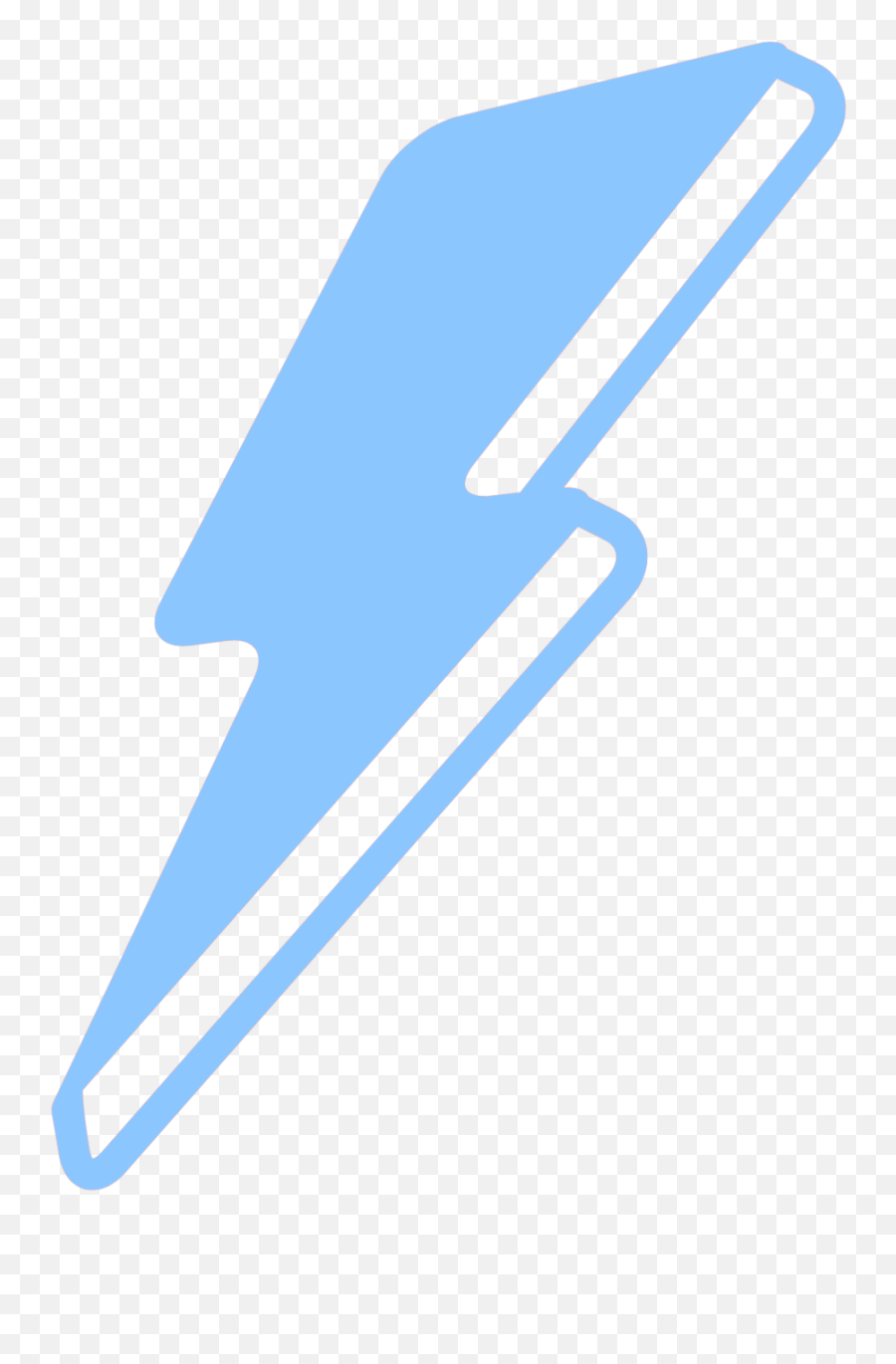 Download Blue Lightning - Horizontal Emoji,Blue Lightning Png