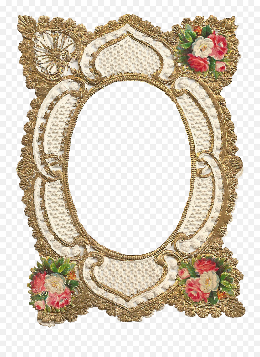 Free Vintage Frame With Gold Filigree Design And Rose - Victorian Border Frame Golden Emoji,Filigree Png