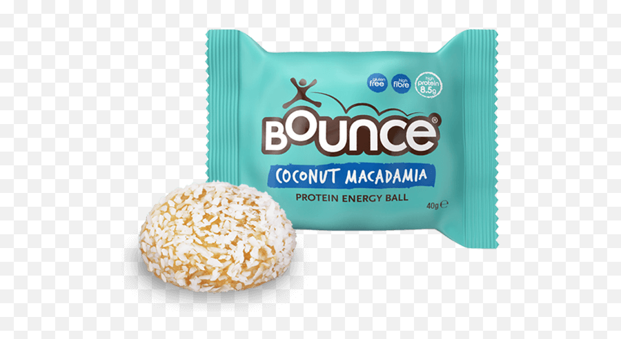 Bounce Coconut Macadamia Protein Energy - Bounce Ball Coconut Macadamia Emoji,Energy Ball Png