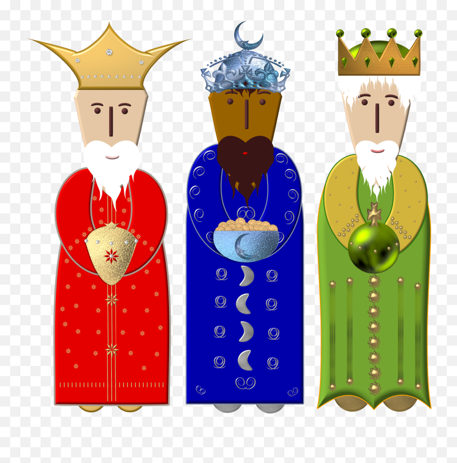 Nativity Clipart Wisemen Nativity Wisemen Transparent Free - Three Wise Men Transparent Png Emoji,Nativity Clipart