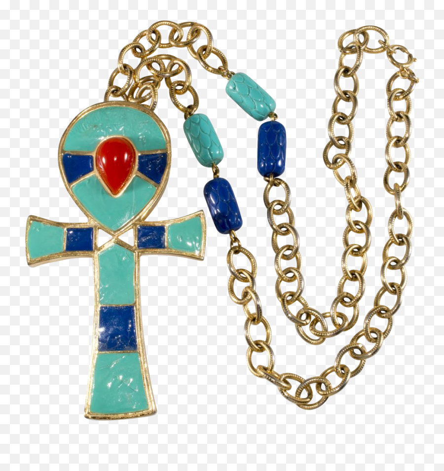 Egyptian Ankh - Chain Transparent Png Original Size Png Solid Emoji,Ankh Png
