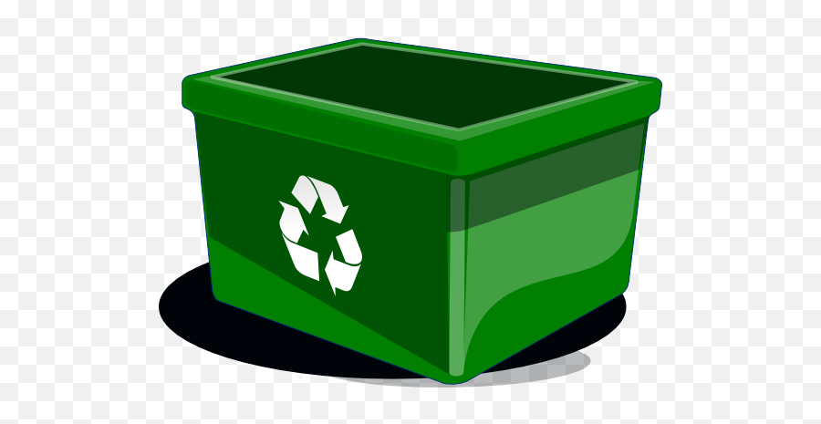 Recycling Bin S - Cartoon Green Recycling Bin Emoji,Recycling Clipart