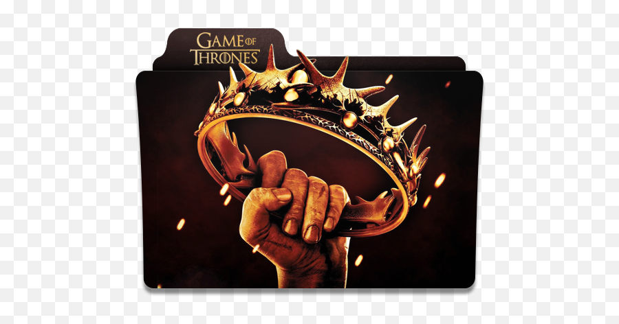 Game Of Thrones Folder Crown Free Icon Of Got - Game Of Thrones Square Emoji,Game Of Thrones Png