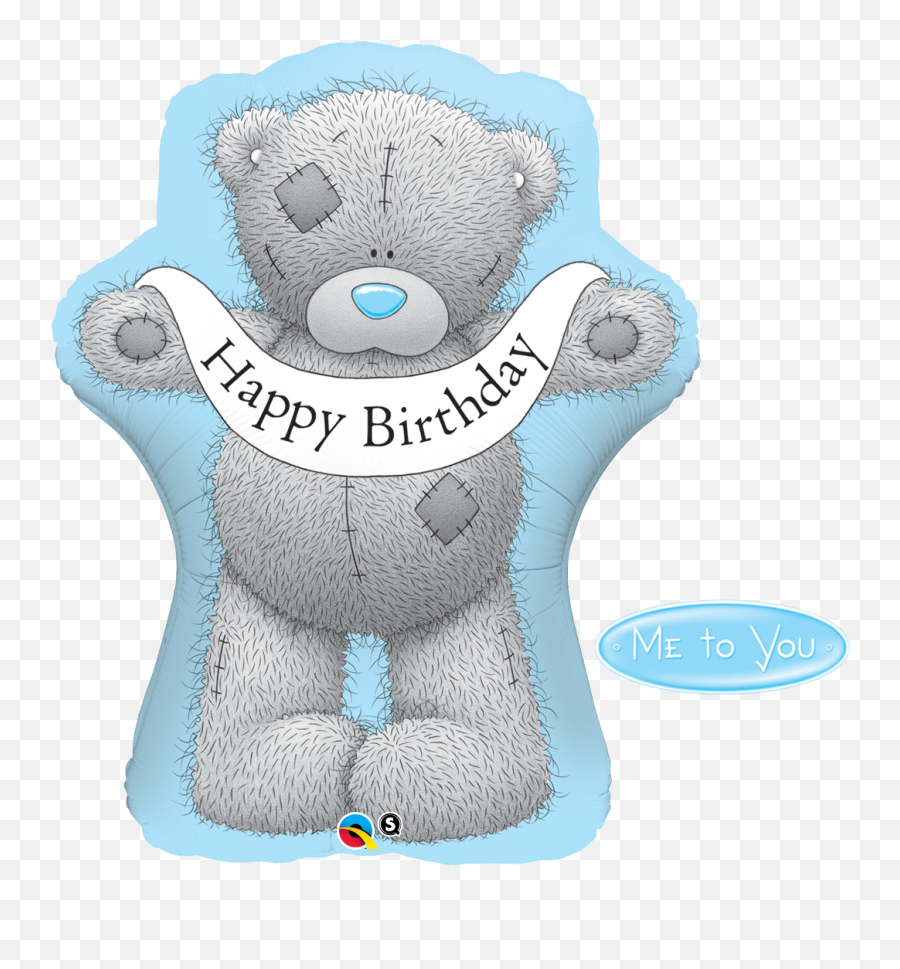 Bears Me To You Tatty Teddy 60th Birthday Banner In Lilac - Happy Birthday Teddy Bear Me To You Emoji,60th Birthday Clipart