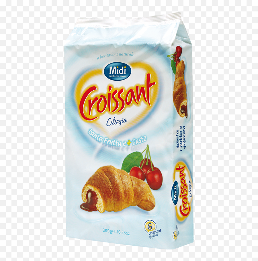 Croissant Ciliegia - Midì Snack Mordi Con Gusto Midì Midi Croissant Emoji,Croissant Transparent