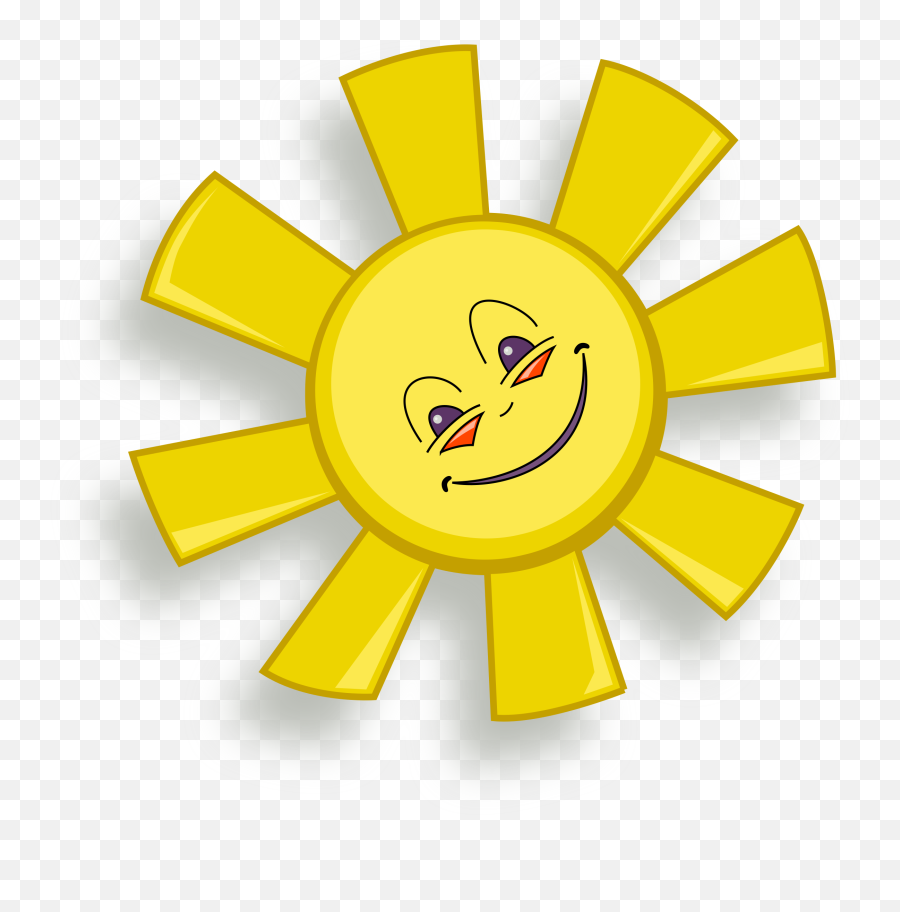 Happiness Clip Art - Sun Png Download 24002338 Free Symbol Sunny Day Weather Emoji,Happiness Clipart