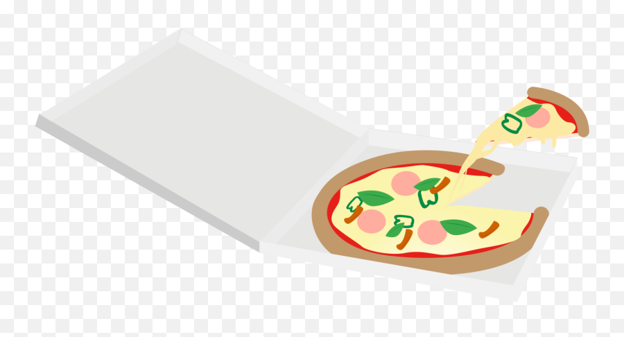 Cuisine Food Pizza Png Clipart - Box Pizza Cartoon Png Emoji,Pizza Cartoon Png