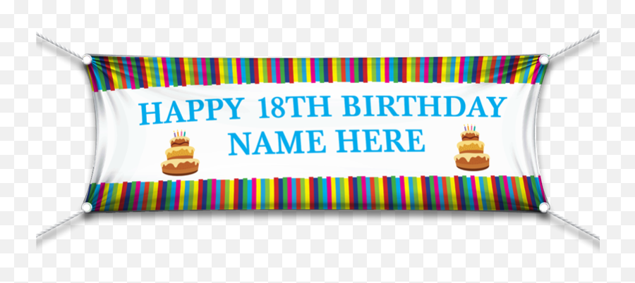 Happy Birthday Rainbow Banner - Vertical Emoji,Happy Birthday Banner Png
