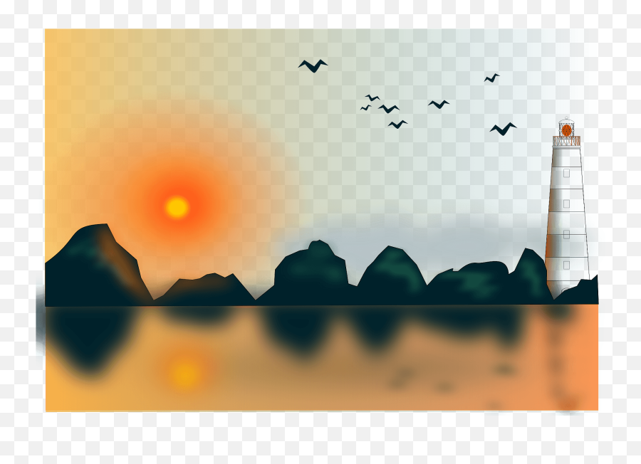 Sunset Clipart - Flock Emoji,Sunset Clipart