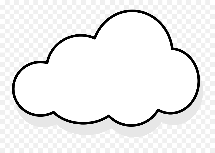 Gray Cloud Clipart - Cloud Clipart Emoji,Cloud Clipart