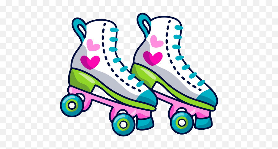 Roller Skates Stickers - Free Fashion Stickers Emoji,Skater Png