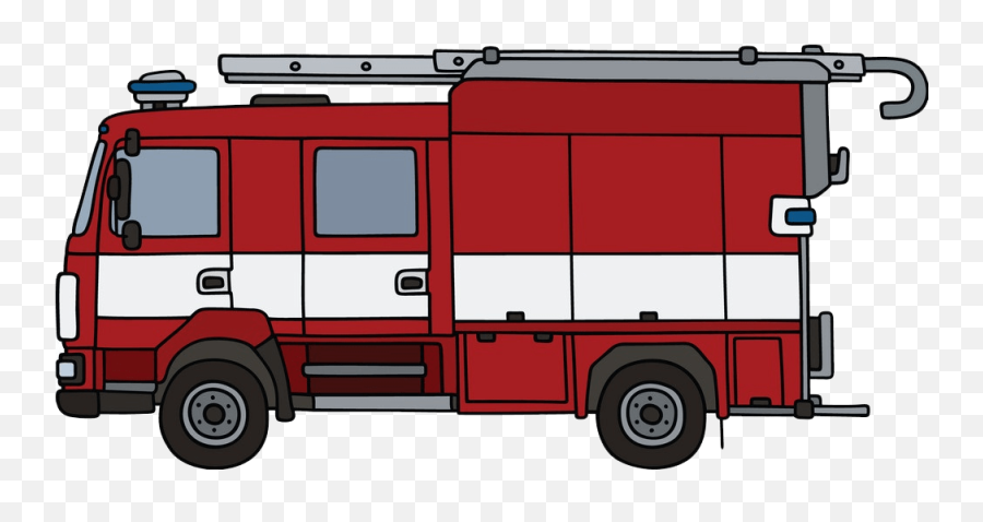 Red Fire Truck Png Transparent - Hasiské Auto Kresba Emoji,Fire Truck Clipart