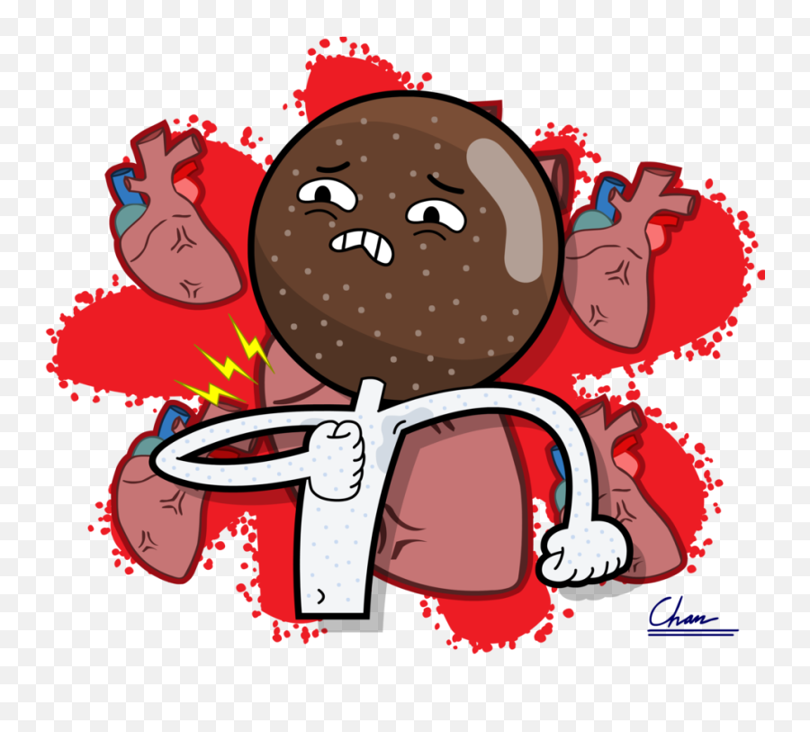 Blood Pumping Inside Your Chest By Digbio - Cartoon Happy Emoji,Heartbeat Clipart