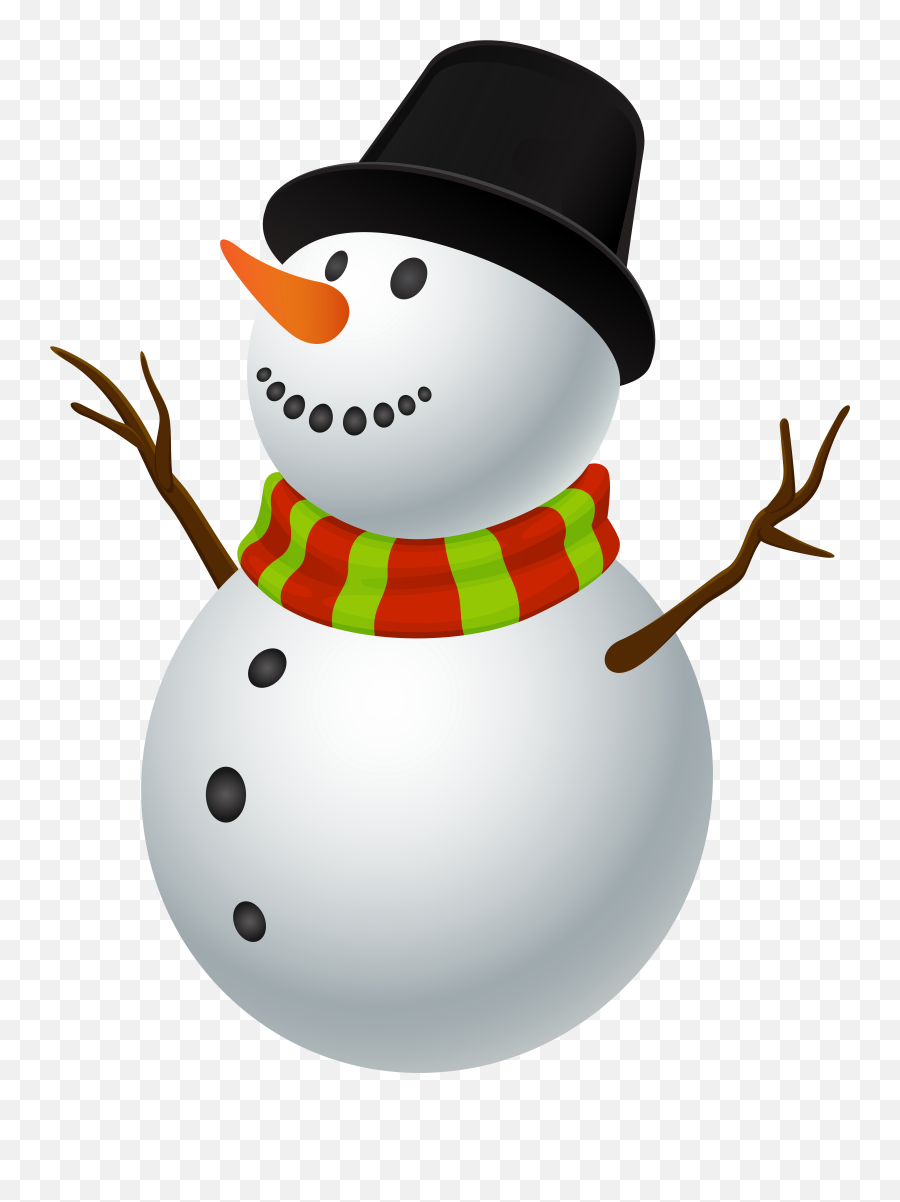 Snowman Clip Art Image Christmas Clipart Free Christmas - Snowman Png Emoji,Christmas Eve Clipart
