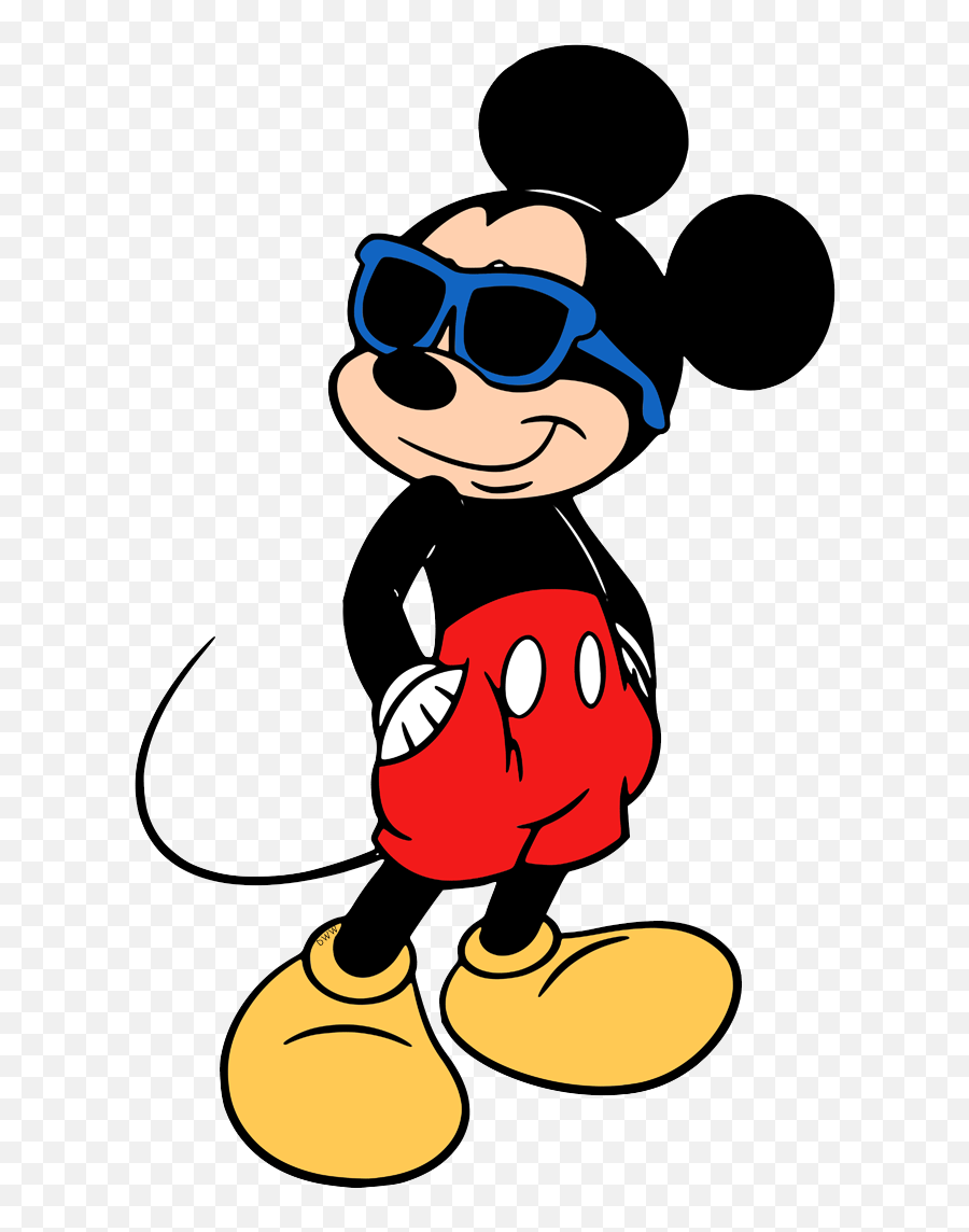 Mickey Mouse Clip Art 8 - Mickey Sunglasses Emoji,Mickey Mouse Clipart