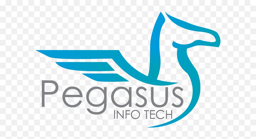 It Company Logo Design For Pegasus Info Tech By Iv Design Emoji,Pegasus Logo