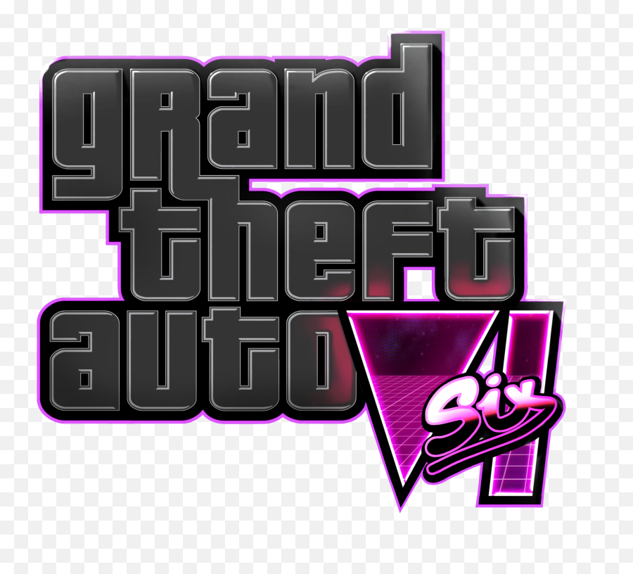 My Gta Vi Logo Idea Going For Retro - Transparent Gta 6 Logo Png Emoji,Gta Logo