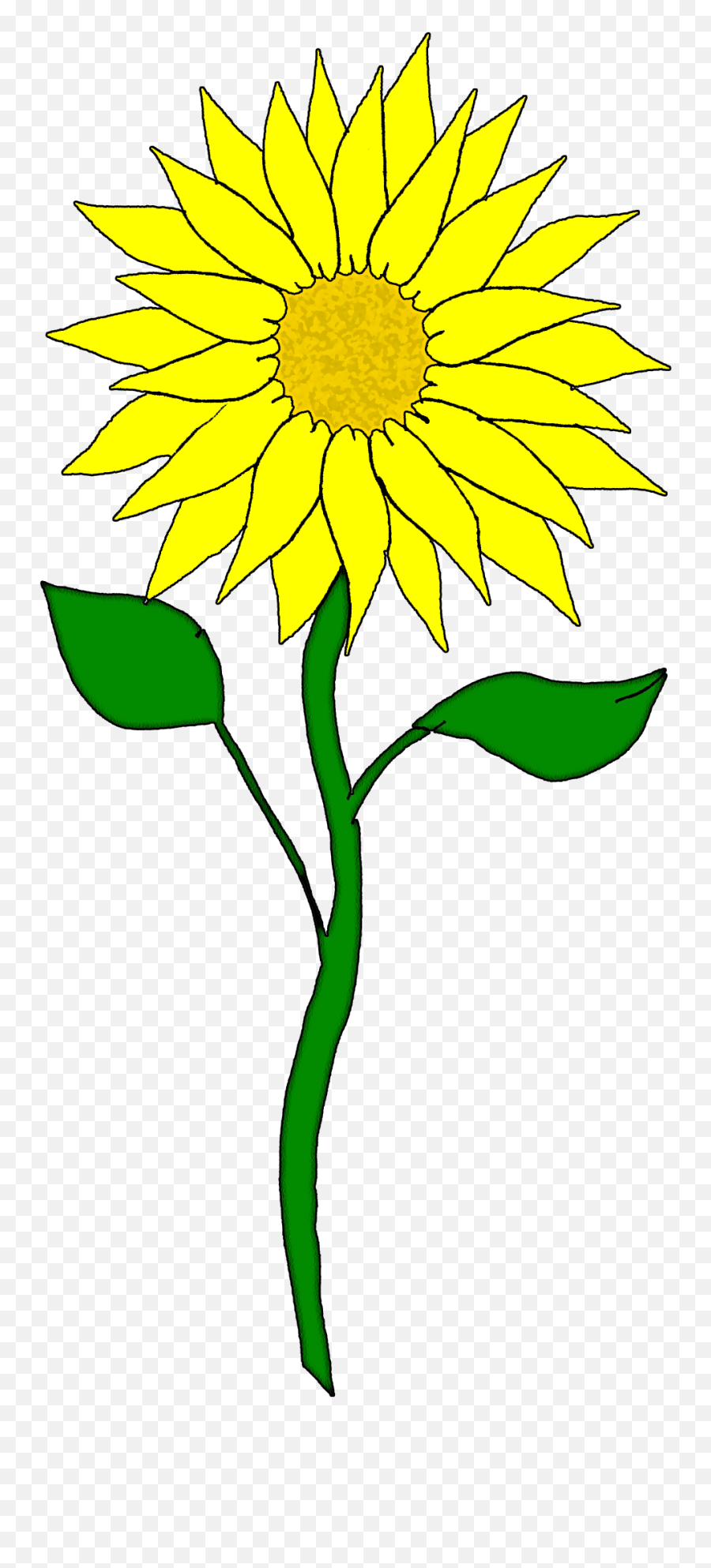 Sunflower School Cliparts Png Images - Clip Art Sun Flower Emoji,Sunflower Border Clipart