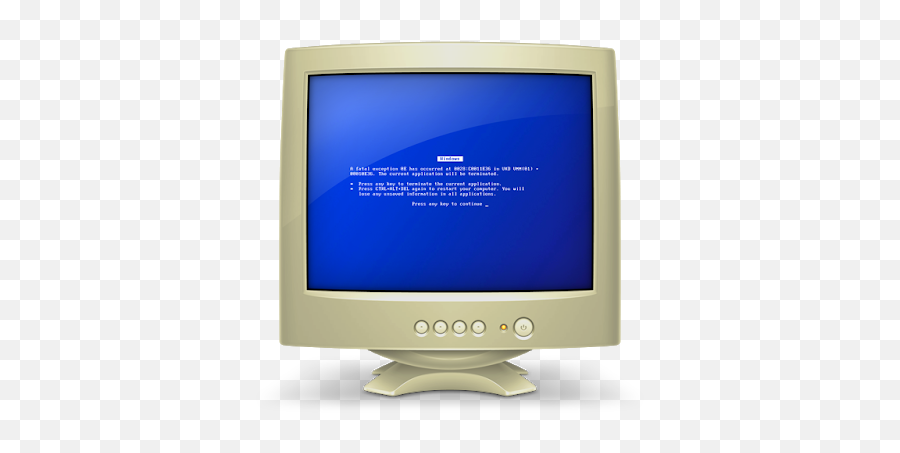 Replacing The Bsod Pc Icon In Leopard - Macos Windows Computer Icon Emoji,Old Computer Png