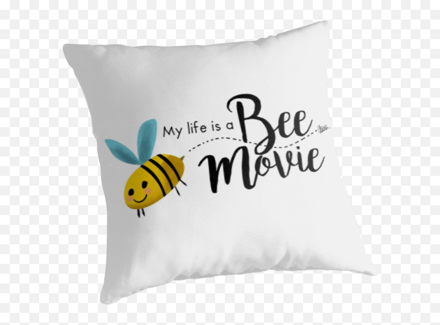 Bee Movie Cushion - Clip Art Library Decorative Emoji,Bee Movie Png