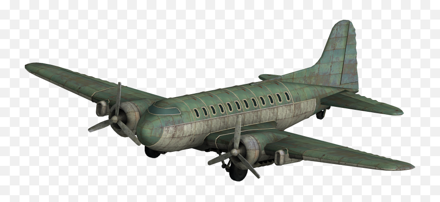 Download Hd Transport Plane - Fallout New Vegas Airplane Fallout Plane Emoji,Airplane Transparent