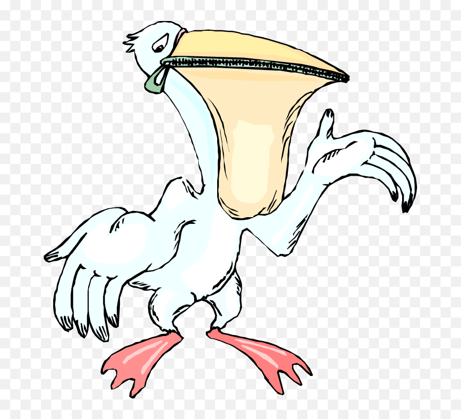Free Pelican Clipart - Bird Emoji,Pelican Clipart