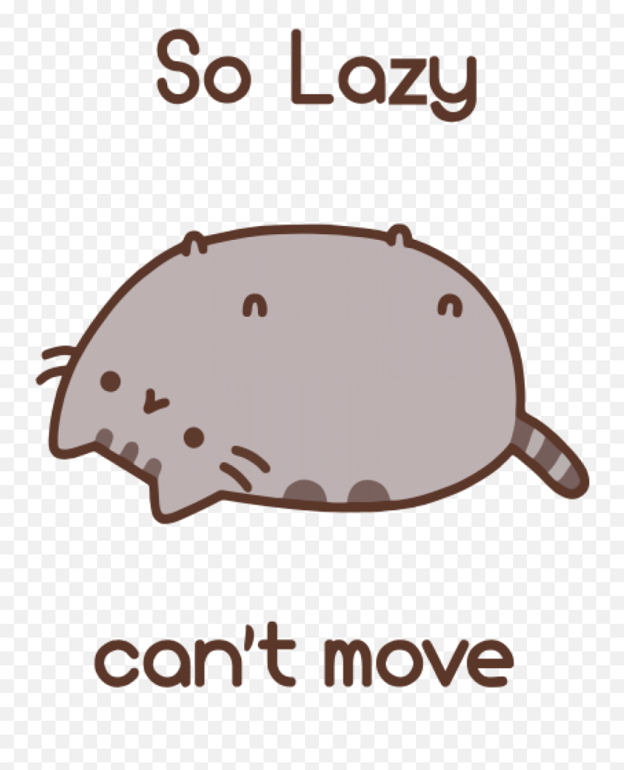 Sushi Clipart Pusheen - So Lazy Cant Move Cat 1200x1200 Pusheen Lazy Emoji,Sushi Clipart