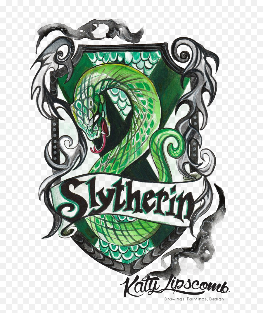 Hd Slytherin - Slytherin Painting Emoji,Slytherin Logo