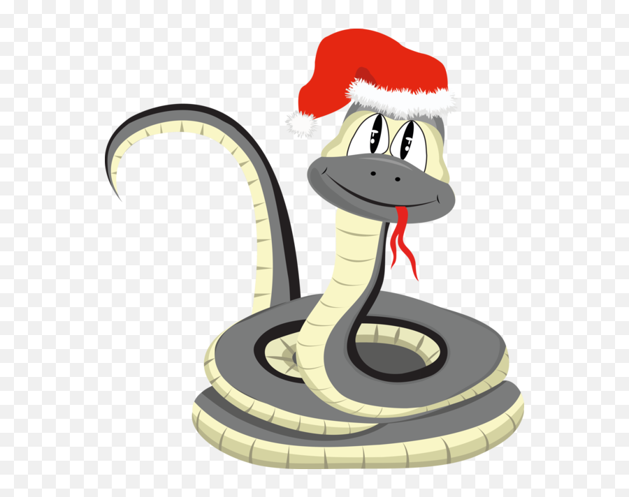 Snake Santa Claus Hat Reptile Serpent For Christmas - 1500x1578 Emoji,Cartoon Santa Hat Transparent