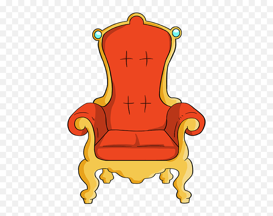 How To Draw A Throne - Really Easy Drawing Tutorial Emoji,Throne Transparent