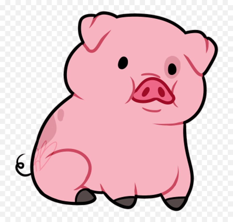 Omg Ohmygosh Stiker Kawaii Hipster Emojisticker Emoji - Cute,Cute Pigs Clipart