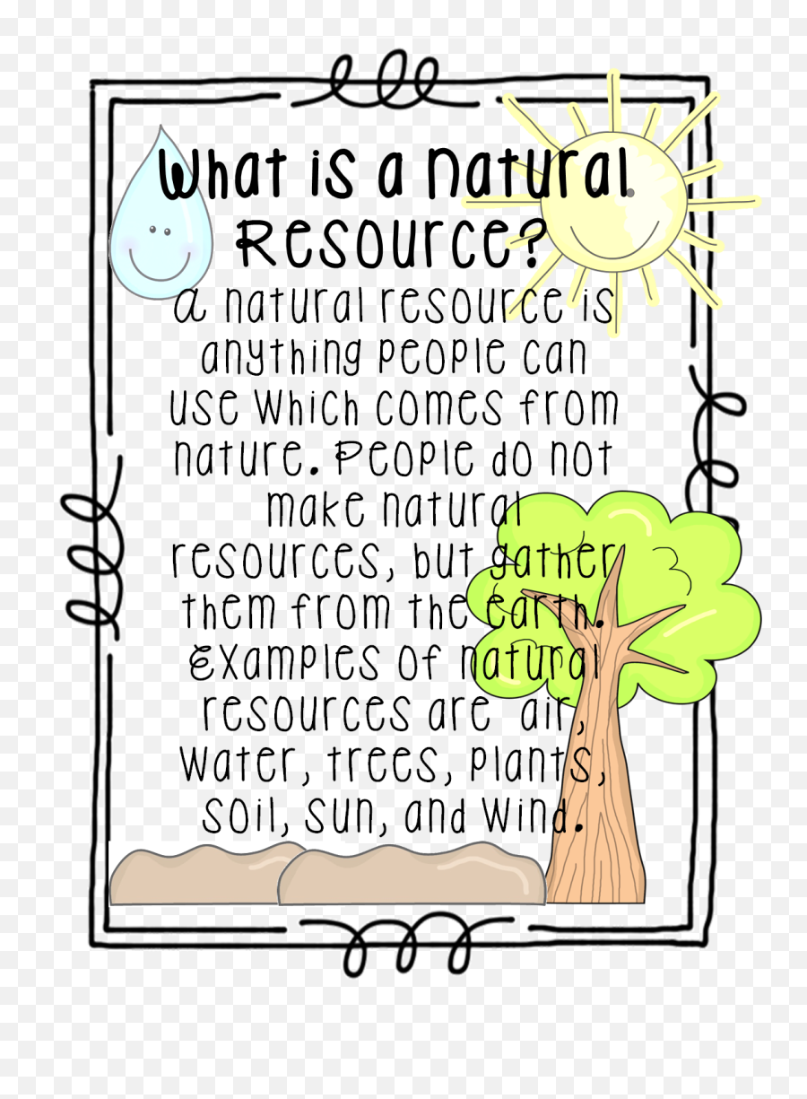 Download Natural Resources - Natural Resources For Kids Png Natural Resources For Kids Emoji,What Is A Png