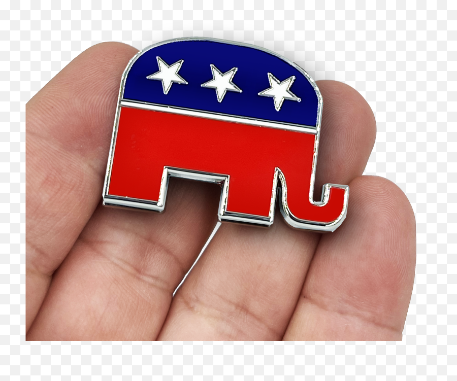 El7 - Solid Emoji,Republican Elephant Logo