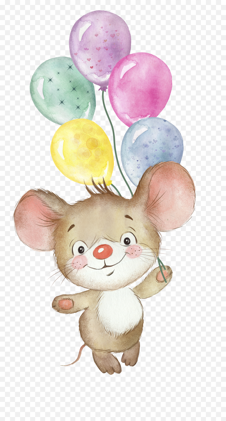 Svg Download New Christmas Images To Paint - Clipart Cute Mice Emoji,Watercolor Clipart