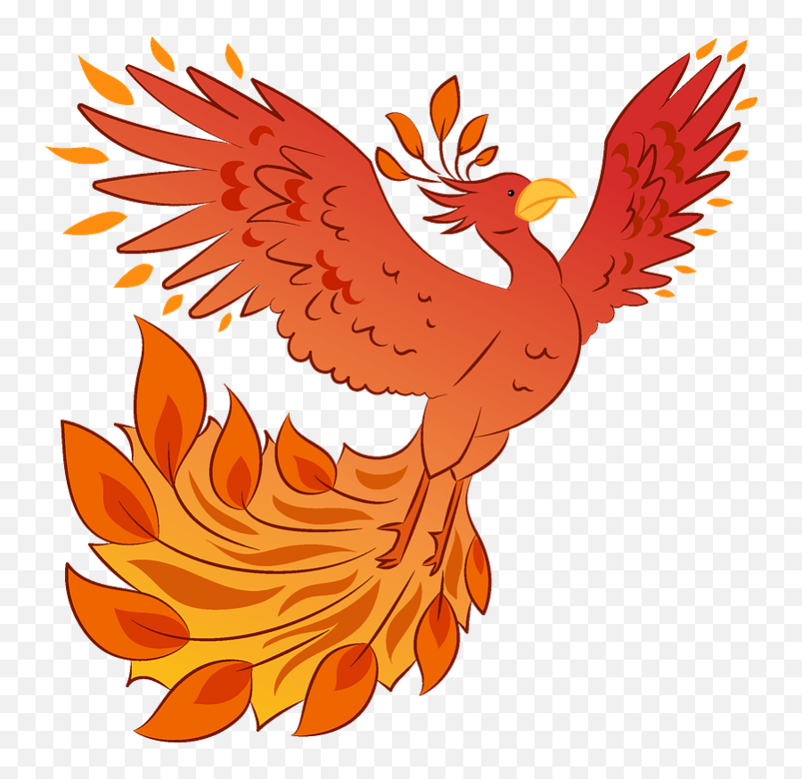 Phoenix Clipart - Cartoon Phoenix Clip Art Emoji,Phoenix Clipart