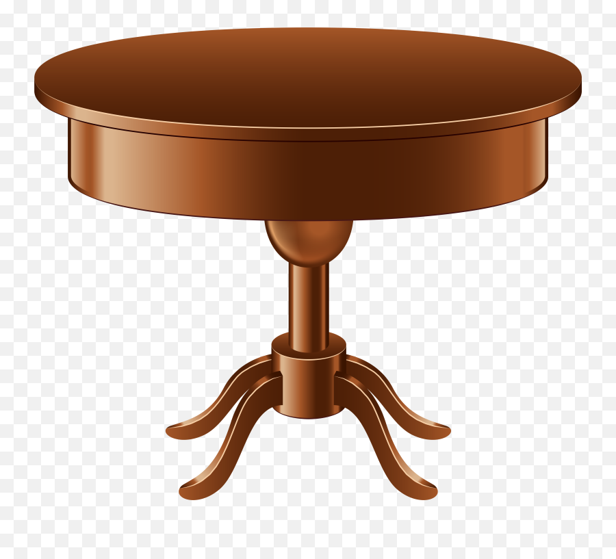 Oval Table Transparent Png Clip Art - Table Clip Art Emoji,Table Png
